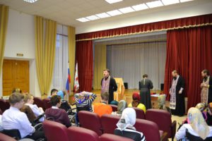 Причащение детей в Дмитровском детском доме-интернате