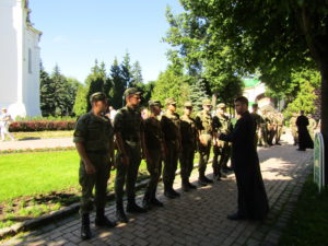 Поездка военнослужащих в Троице-Сергиеву Лавру