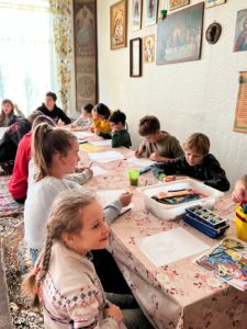 Акция «Рисунки для солдат» в Яхромском благочинии