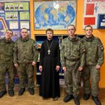 Священник Марк Рожнов провел беседу с военнослужащими 210 зенитно-ракетного полка, 30.03.2024г.